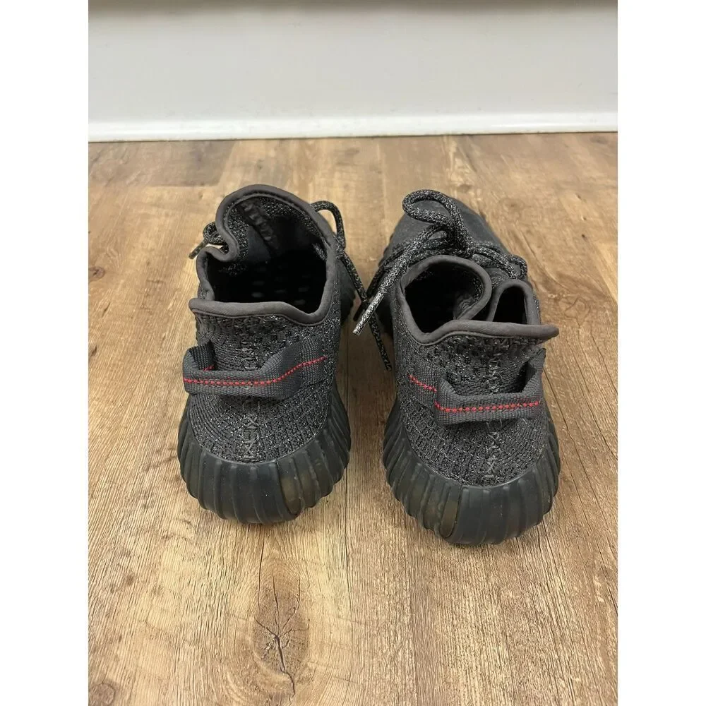 Adidas Yeezy Boost 350 V2 Static Black Reflective FU9007 Shoes Men's 9 *READ